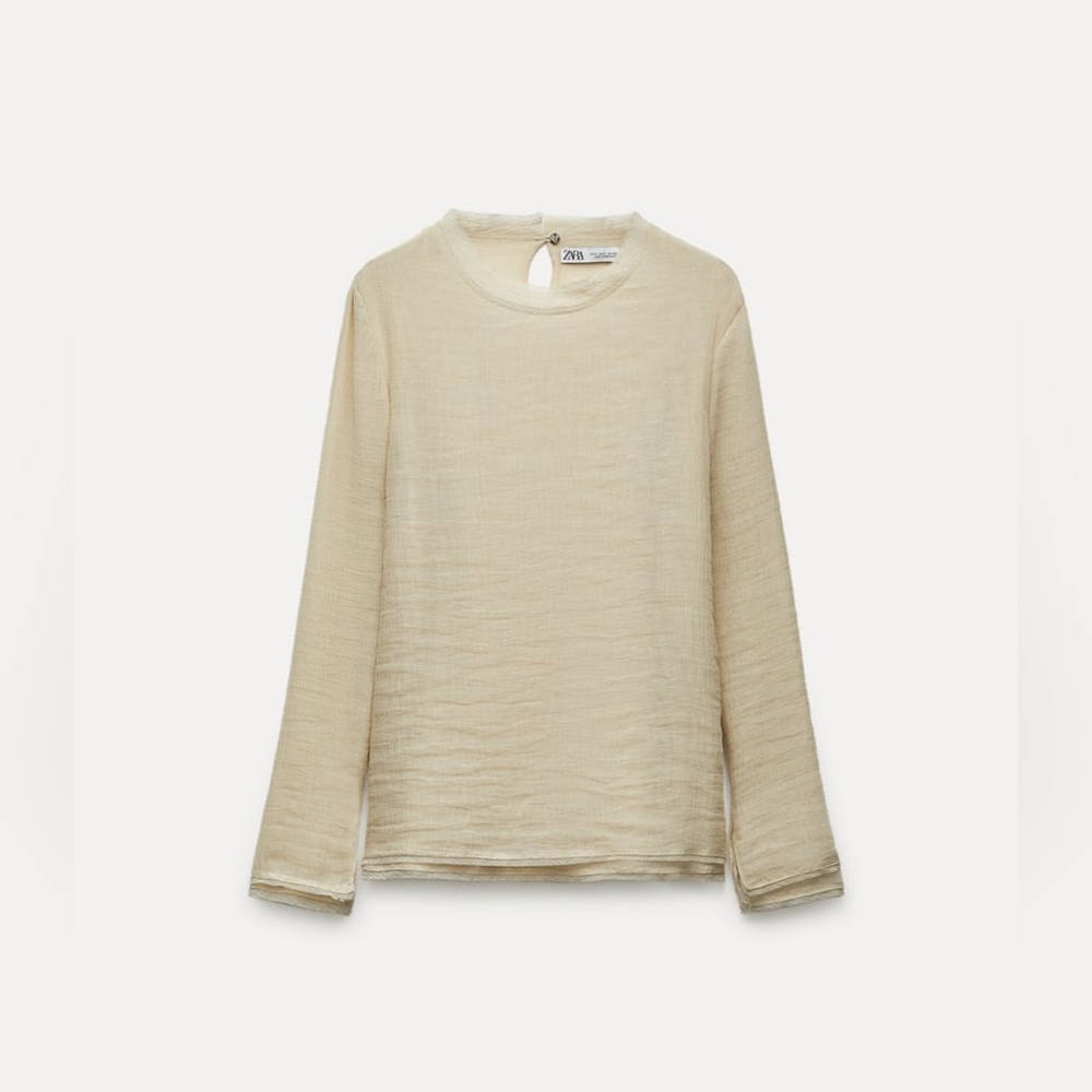 NWT COLLECTION DOUBLE LAYER TOP By Zara